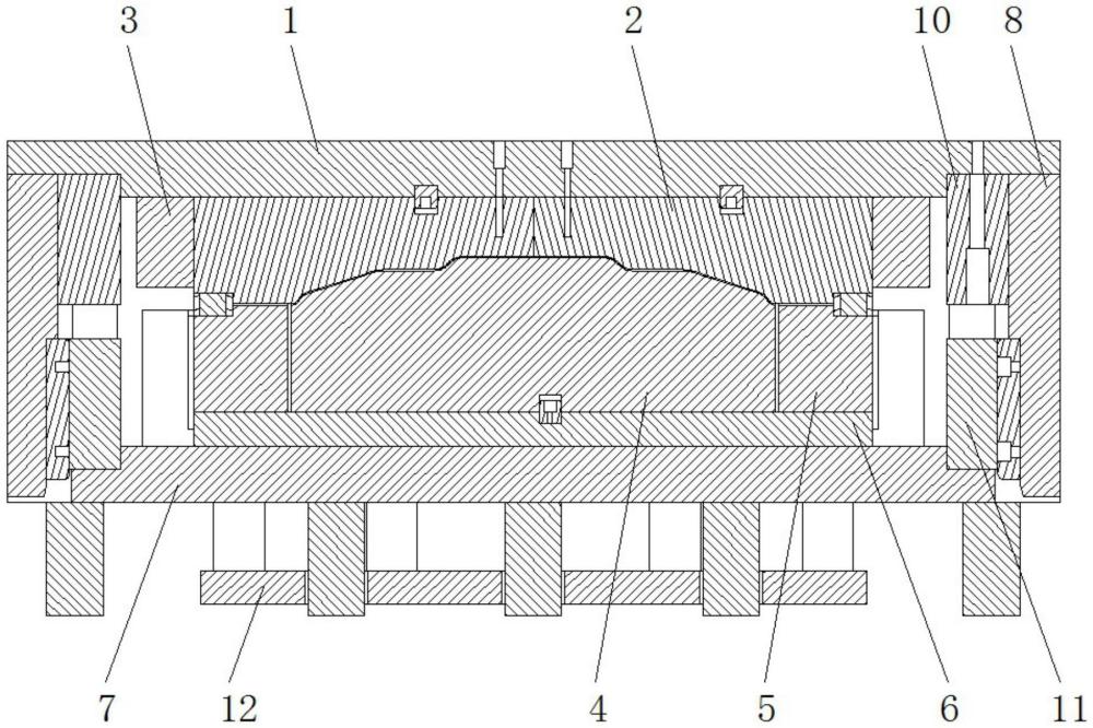 一种汽车D柱内板成型模具的制作方法