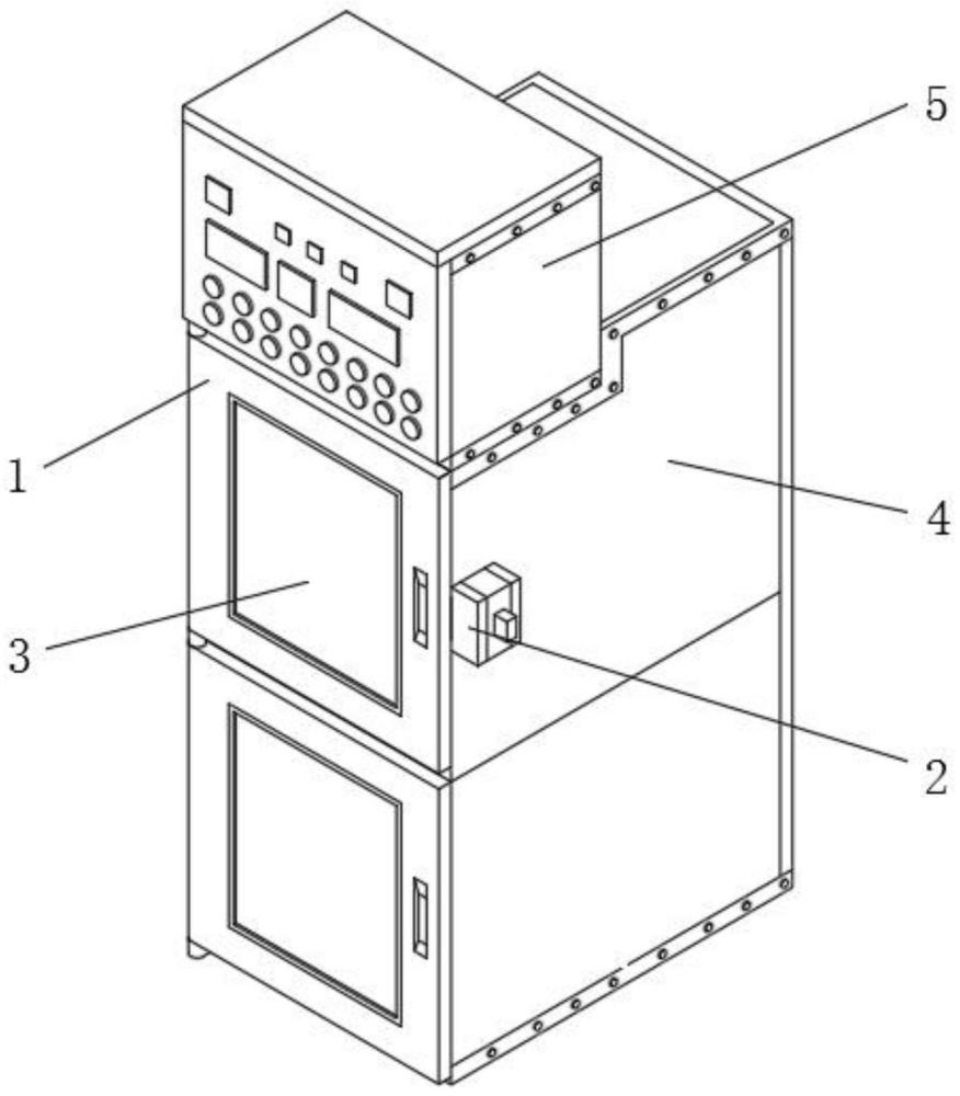一种高压中置柜防爆窗的安装结构的制作方法