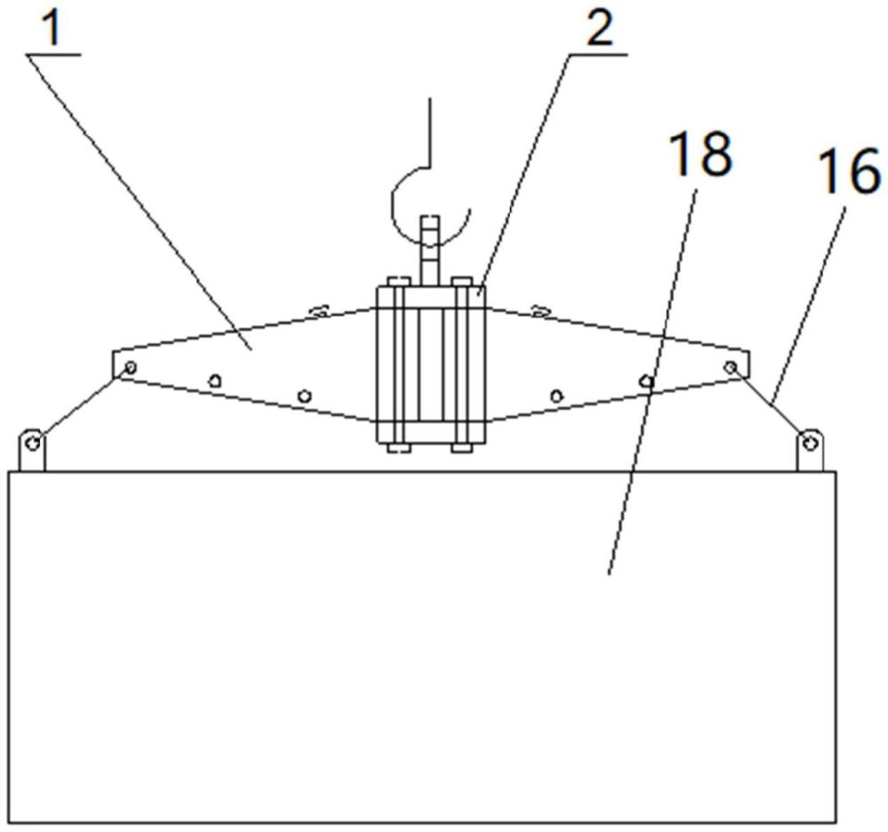 一种受限空间内吊装设备的可调节装置的制作方法
