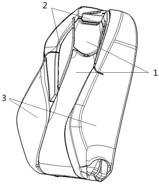一种三硬度汽车座椅靠背泡沫的制作方法