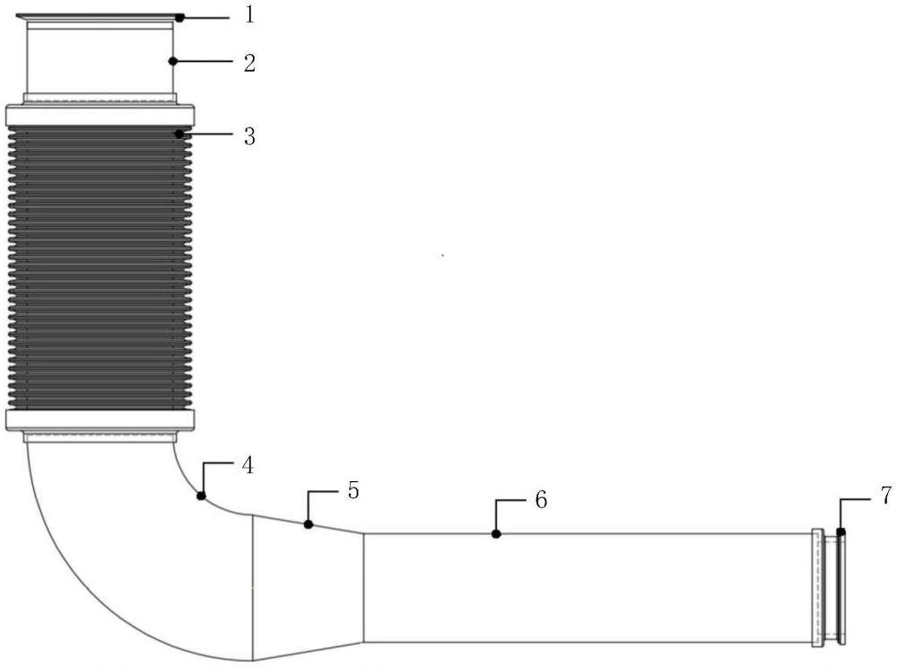 一种柴油机排气保温钢管的制作方法