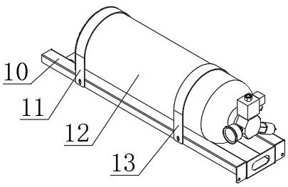 一种户外储能柜的消防钢瓶固定装置的制作方法