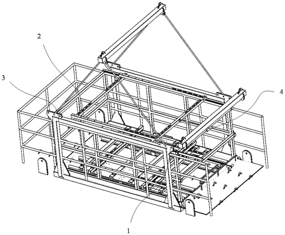 一种应用于建筑物高层设备进场的一体化吊物平台的制作方法