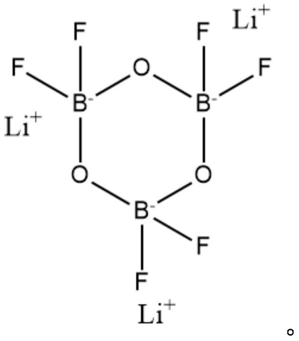 一种环状三氧六氟三硼酸锂盐及含有其的电解液及锂离子电池的制作方法