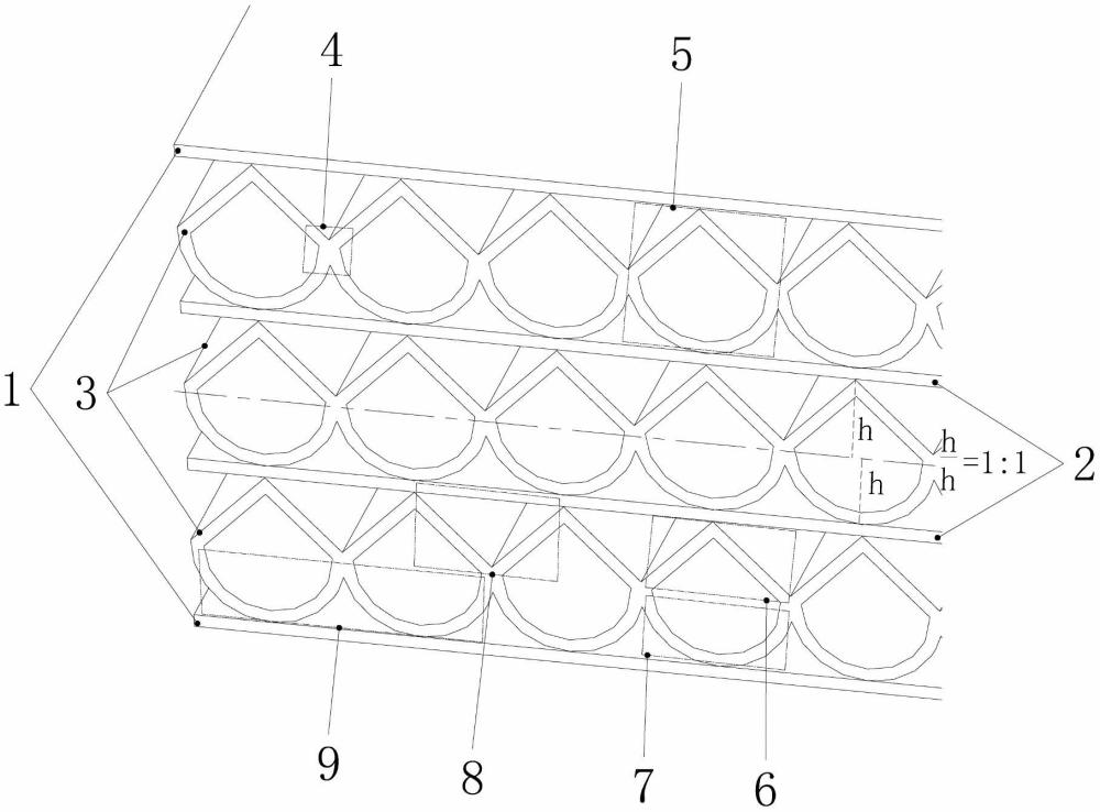 一种改善纸板规律性露楞的瓦楞结构的制作方法