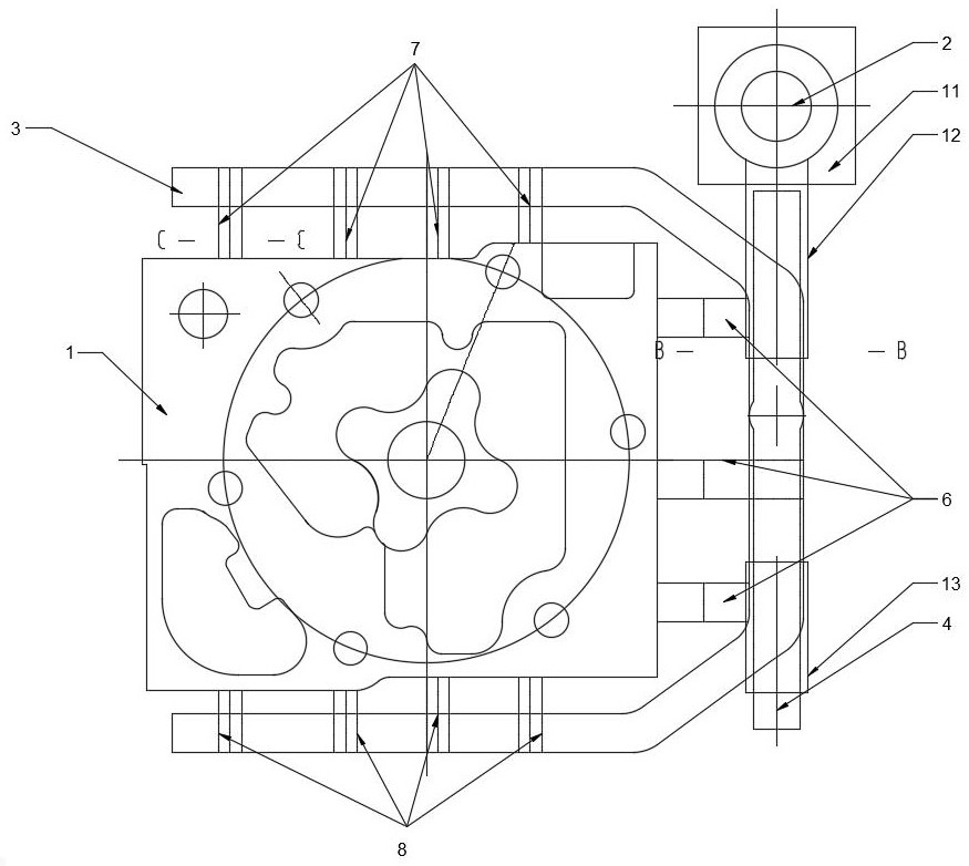 一种气缸盖铸件浇注系统的制作方法