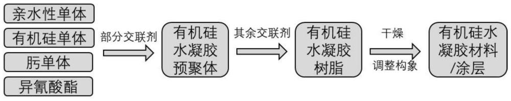 一种可降解有机硅水凝胶防污树脂及其制备方法与应用与流程