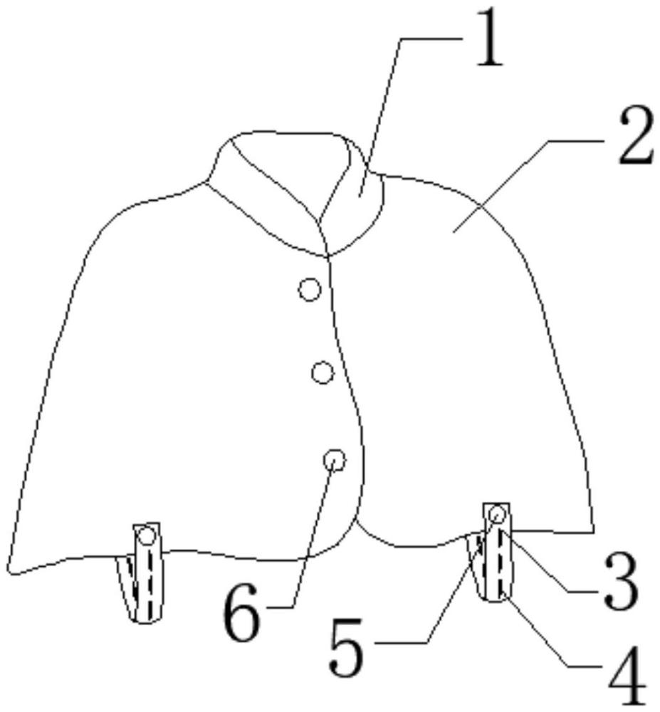 一种防风护肩坎肩的制作方法