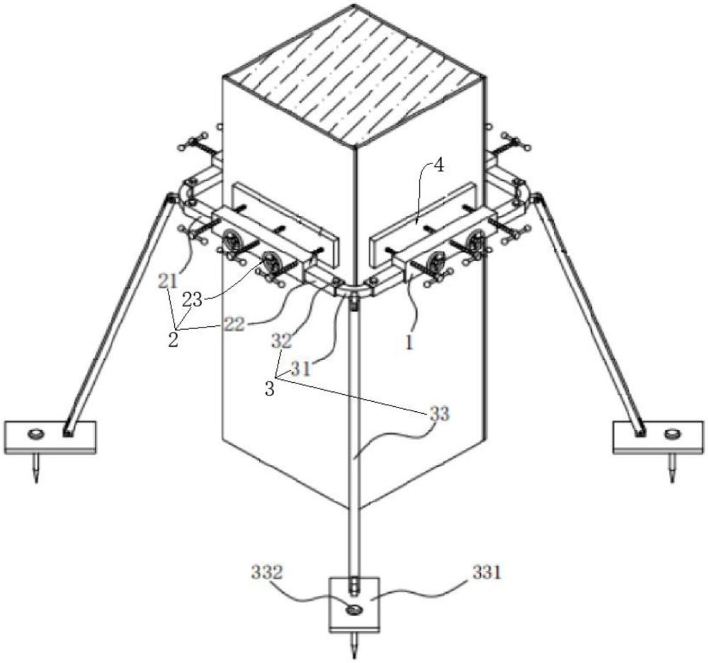 一种房建框架柱模板加固装置的制作方法