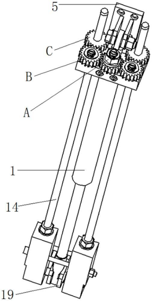 一种用于压持缩短防护罩重型伸缩杆的工具及方法与流程