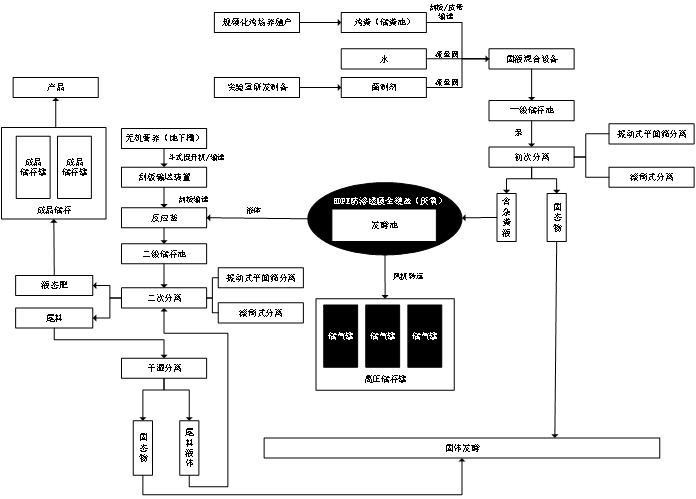 一种鸡粪资源化利用的工艺流程