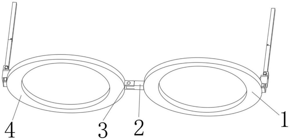 一种快速拆装式眼镜的制作方法