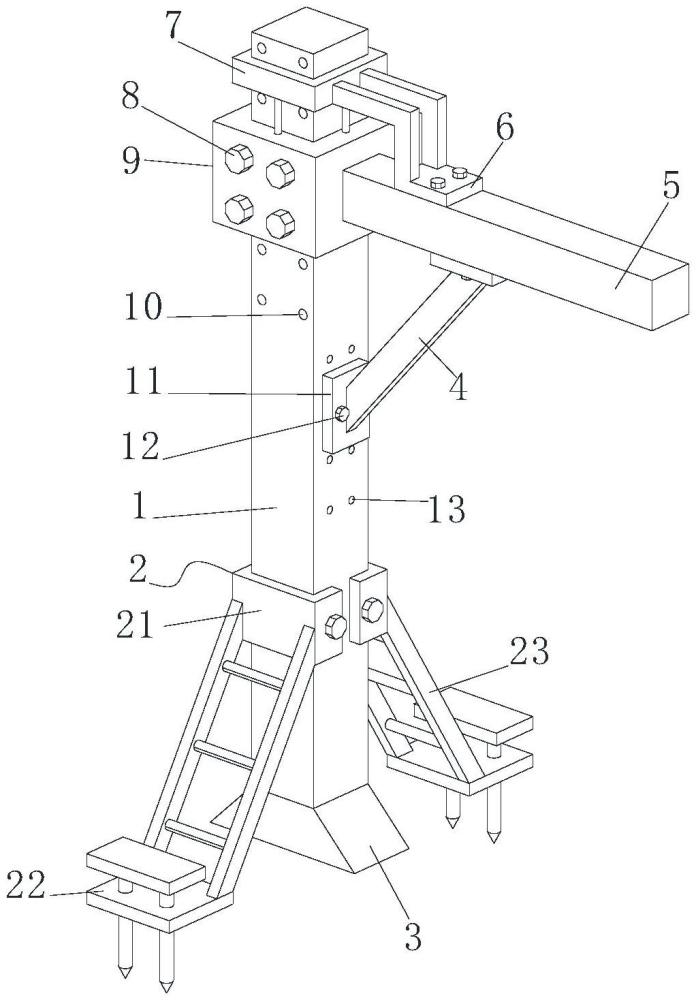一种厂房钢结构支撑架的制作方法