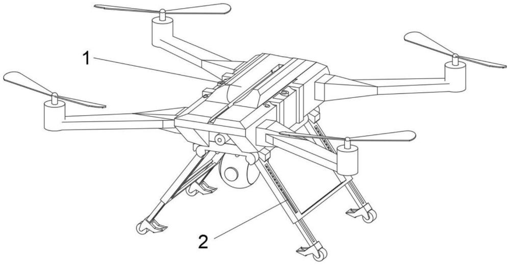 一种无人机拍摄设备支架的制作方法