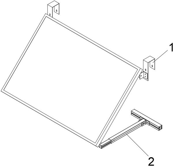 一种阳台栏杆用太阳能支架的制作方法