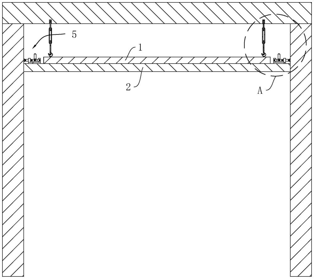 一种装配式吊顶面板安装结构及安装方法与流程
