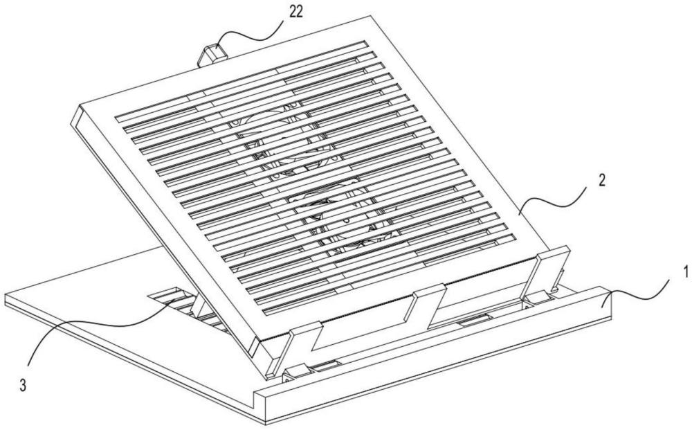 一种笔记本电脑散热放置架