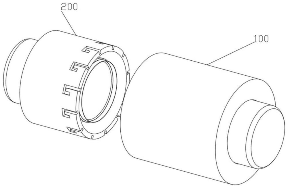 一种排气管与消声器的连接结构的制作方法