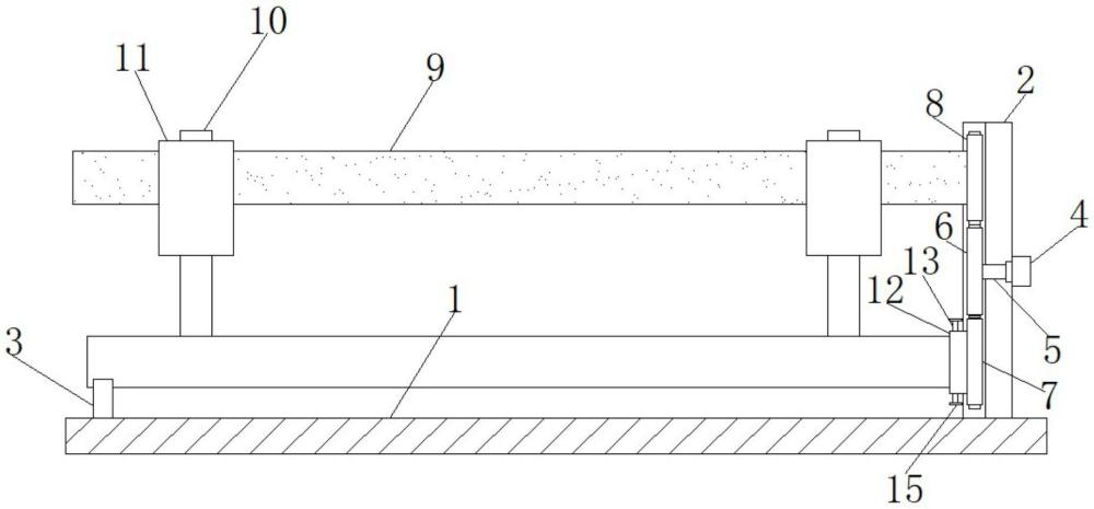 一种建筑钢管直线度测量装置的制作方法