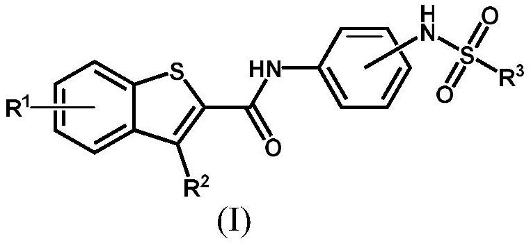 一种含磺酰胺单元的苯并[b]噻吩衍生物、其制备方法及应用