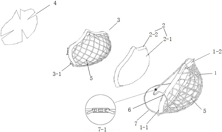 一种简易夹具型防控病毒口罩的制作方法