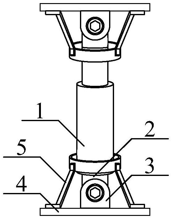 一种粘滞阻尼器安装结构的制作方法