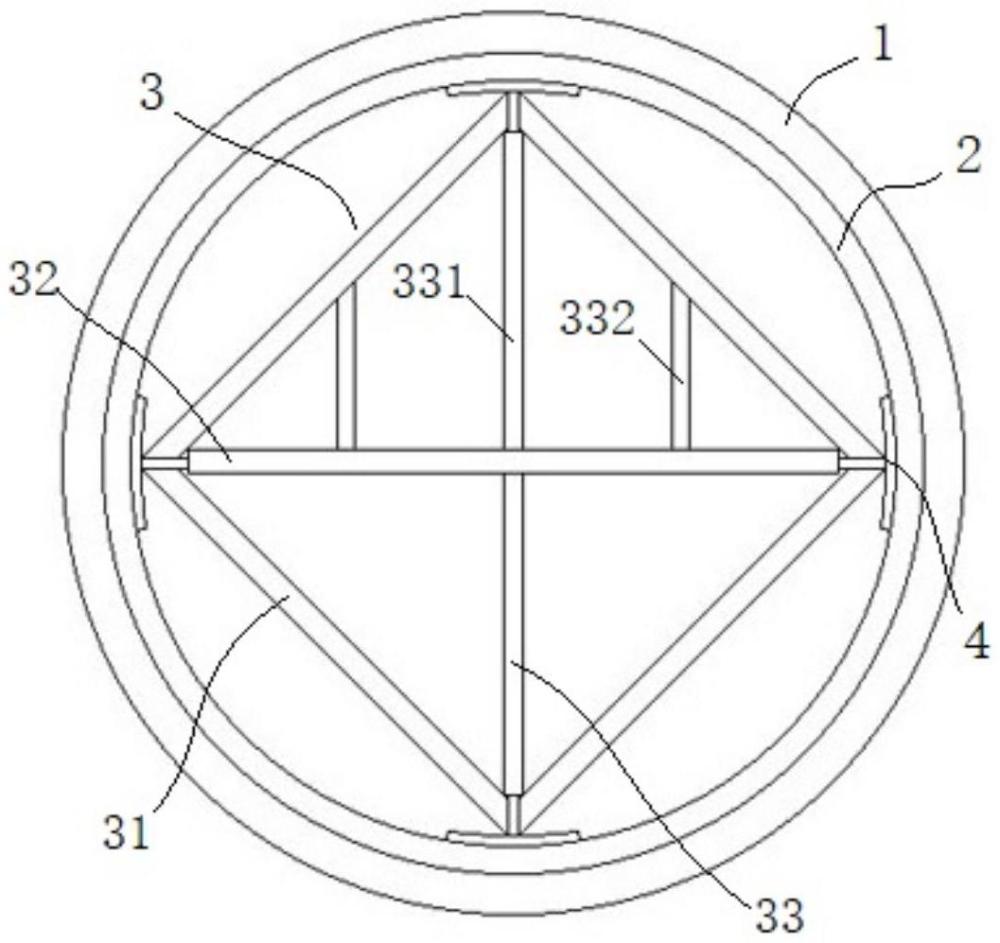 一种叠交隧道盾构施工临时支撑加固装置的制作方法