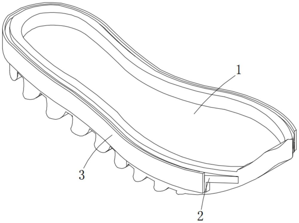 一种防侧边磨损的鞋底的制作方法