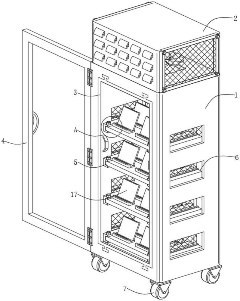 一种具有多功能的电子书充电柜的制作方法
