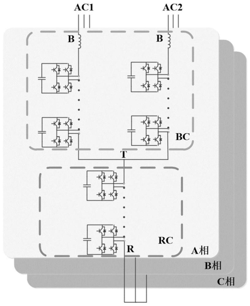 一种树状链式变流器及变流方法与流程