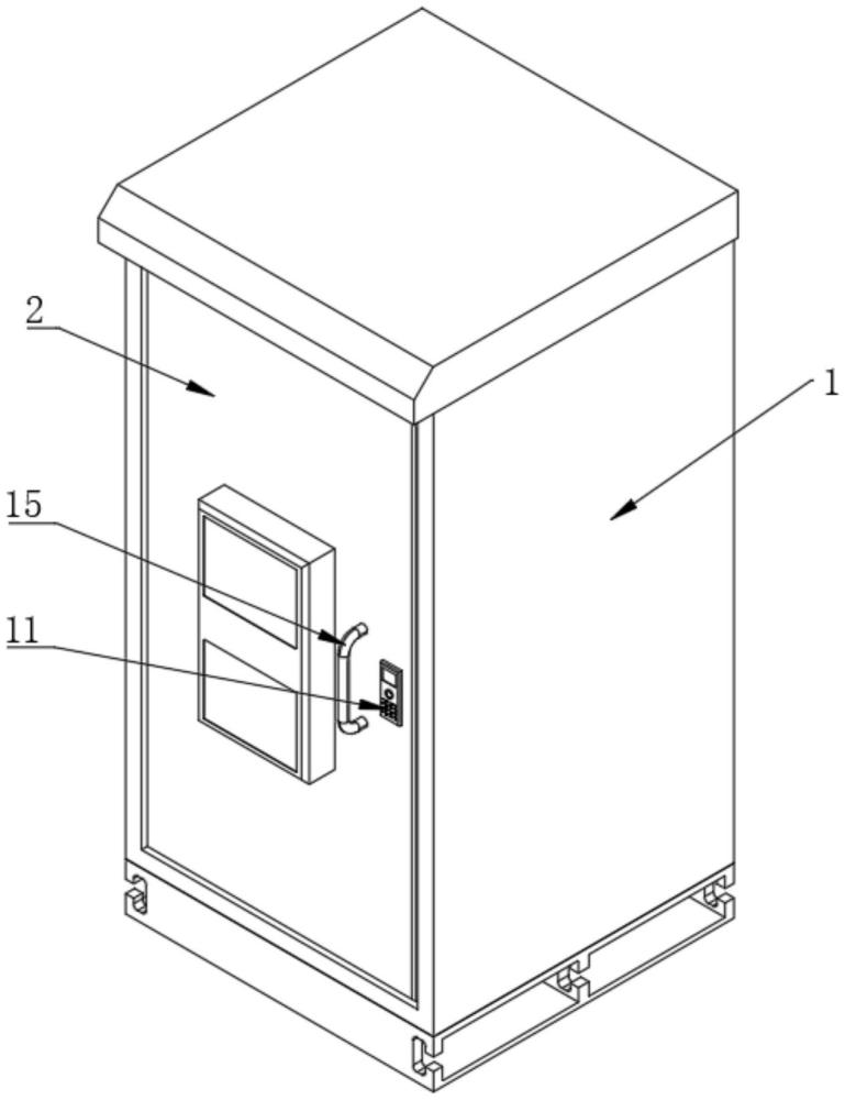 一体化机柜门禁系统的制作方法