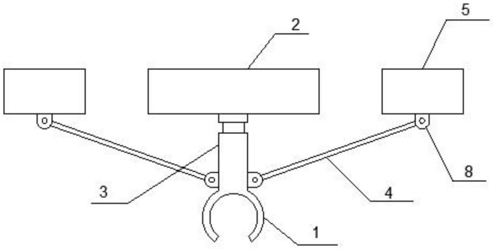 一种应用在床栏上的呼吸机管路支撑架的制作方法