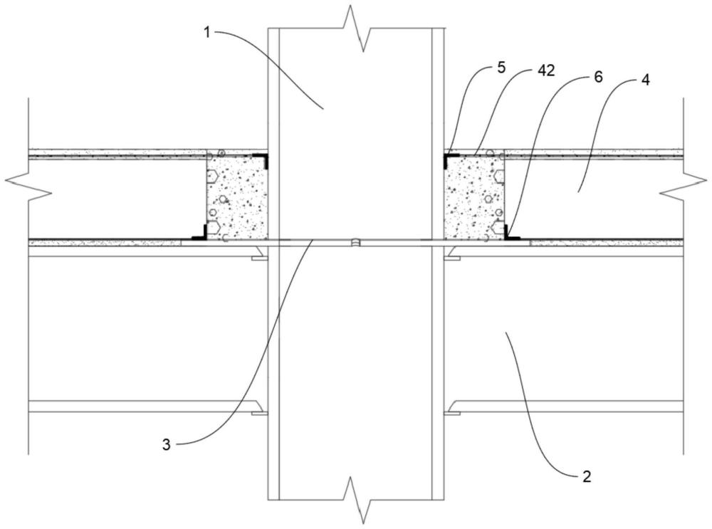 一种H型钢柱与预制楼板的连接装置及连接方法与流程