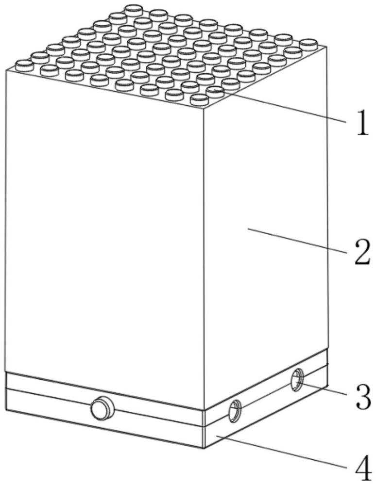 一种拼接式积木展示盒的制作方法