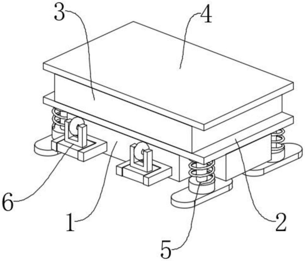 一种建筑工程设备减震基座的制作方法