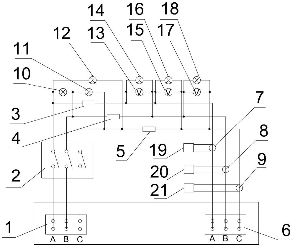 智能动态电流电压三相三线负载控制器的制作方法