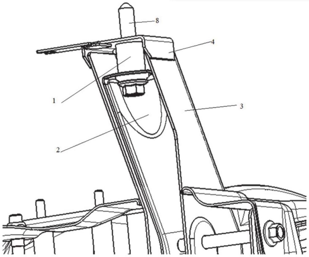 一种副车架悬置支座的减震结构的制作方法