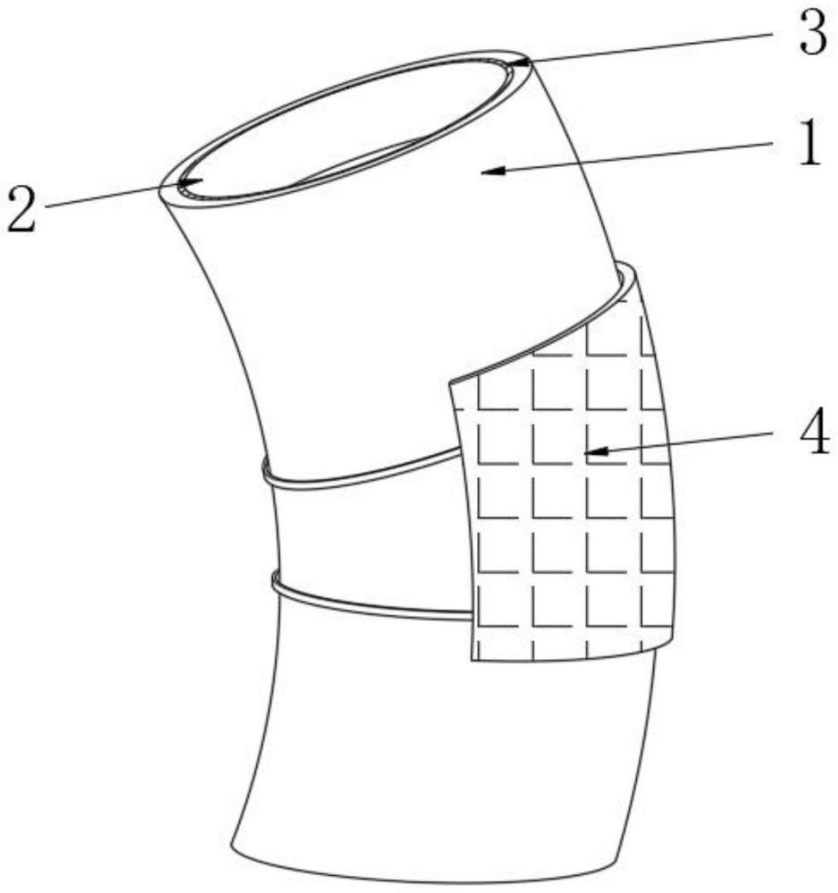 一种高分子聚合物织物运动护膝的制作方法