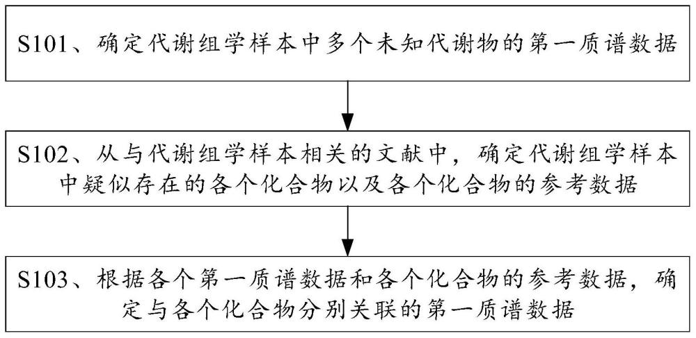 代谢组学的参考谱图数据库的建立方法、装置及电子设备与流程