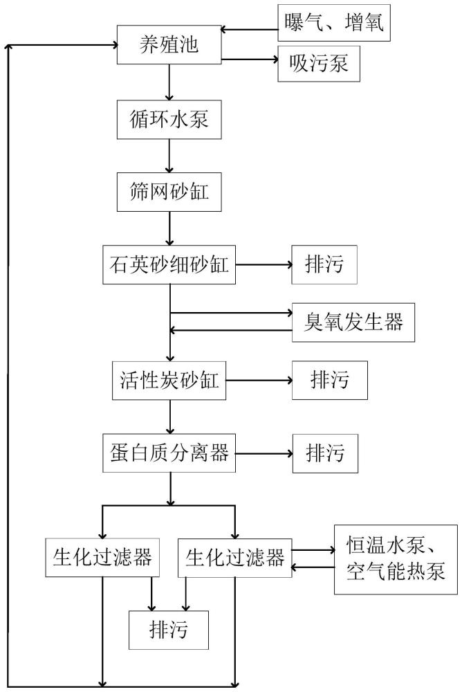 一种牛蛙高密度养殖工厂化循环水养殖系统的制作方法