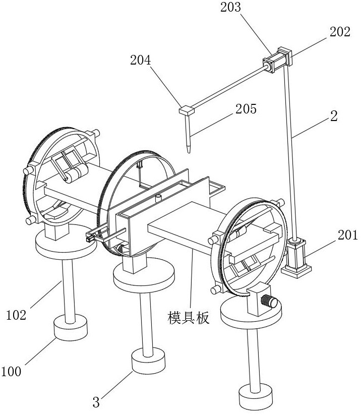 一种特氟龙皮带模具制造等离子切割设备