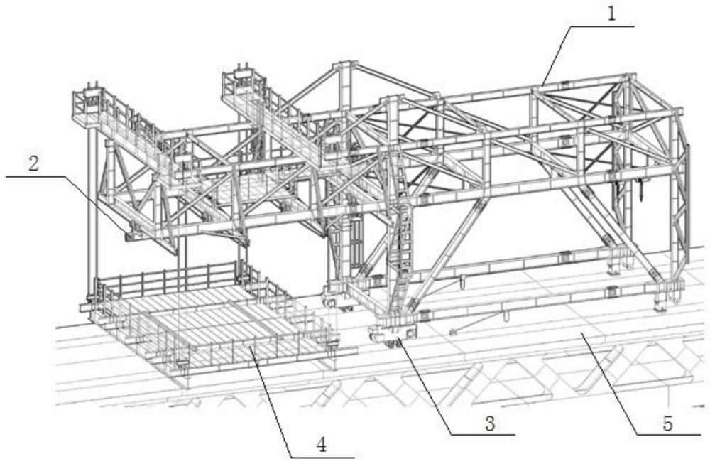 集成多向运输体系的悬臂架桥机及其使用方法与流程