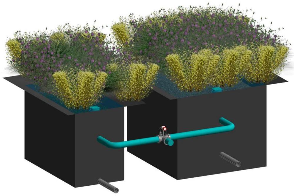 一种基于“量质效应”分区处理雨水的改良型生物滞留池