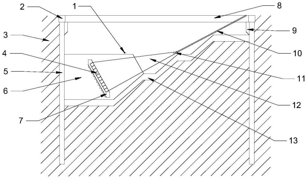 一种锚体与地连墙基础嵌合的悬索桥锚碇结构及施工方法