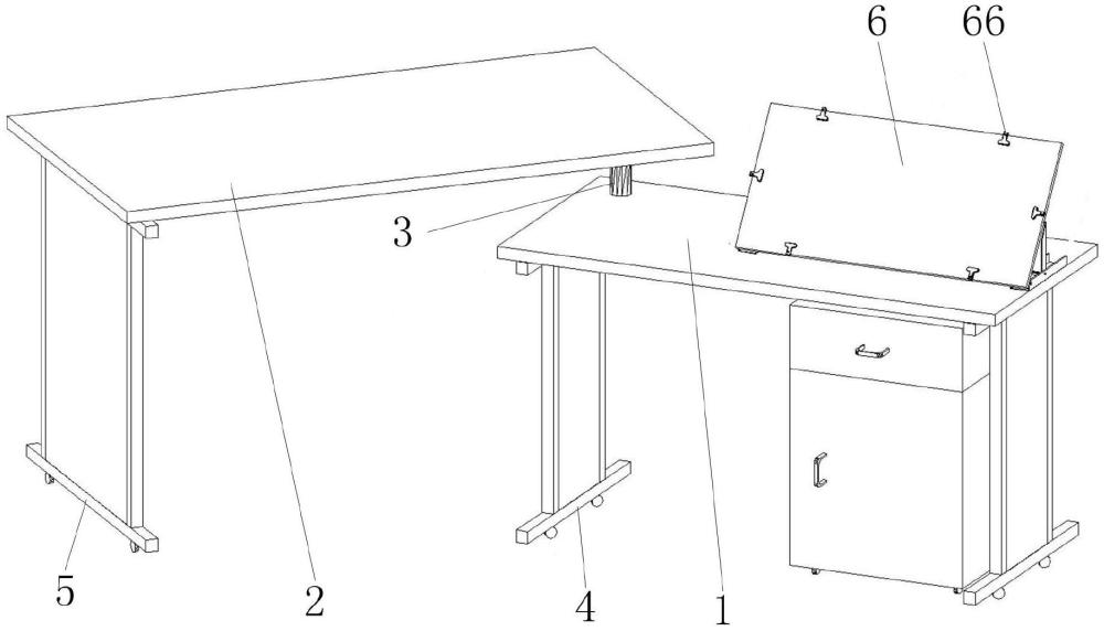 一种旋转折叠桌的制作方法