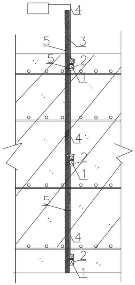 一种大体积混凝土温敏器固定装置及其施工方法与流程