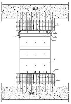 一种钢筋混凝土楼层内双板型粘滞阻尼墙施工安装方法与流程