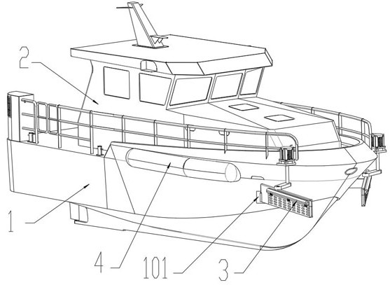 一种基于物联网的水域测绘船的制作方法
