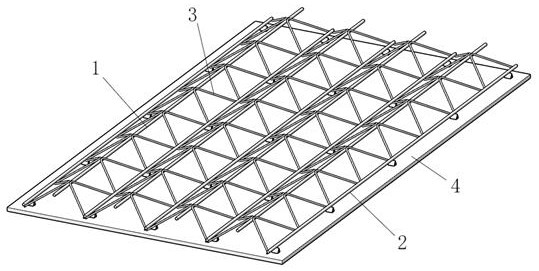 一种横向连续型钢筋桁架楼承板结构的制作方法