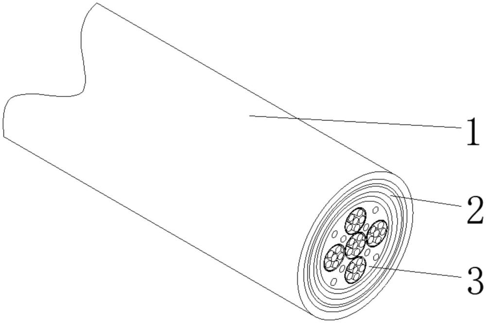 一种耐弯折弹性体新能源电缆的制作方法